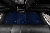 BMW 7 серія G11/G12 2015-2022 рр. Килимки EVA (для G12, Синій) фото 3