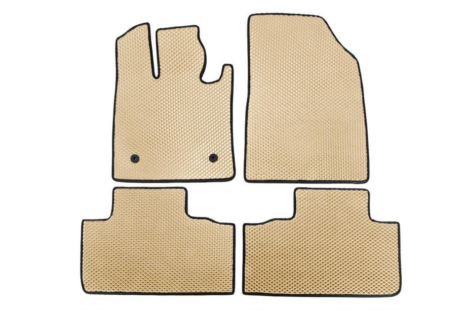 BYD Song Plus EV 2020- рр. Килимки EVA (для BYD Song Plus EV, Бежевий) Image