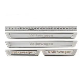 Універсальні накладки на пороги Volkswagen V-1 (4 шт., нерж)
