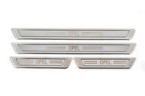 Opel Універсальні накладки на пороги Opel V-1 (4 шт., нерж) фото 2