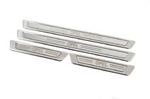 Opel Універсальні накладки на пороги Opel V-1 (4 шт., нерж) фото 3