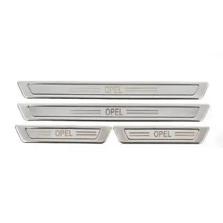 Універсальні накладки на пороги Opel V-1 (4 шт., нерж) фото 2