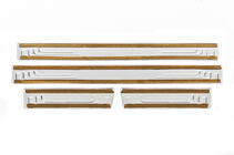 Toyota Універсальні накладки на пороги Toyota V-2 (4 шт., нерж) фото 3