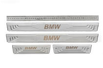 Універсальні накладки на пороги BMW V-2 (4 шт., нерж) фото 1