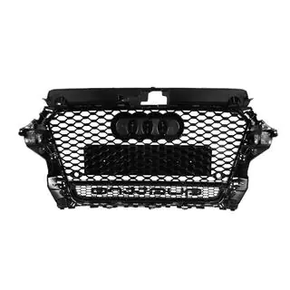 Передня решітка RS-style з написом Quattro (2012-2016, чорна) фото 4