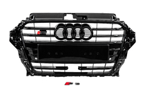 Audi A3 2012-2020 рр. Передня решітка S-style (2012-2016, чорна) фото 1