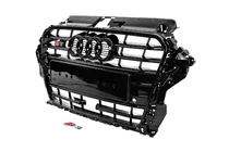 Audi A3 2012-2020 рр. Передня решітка S-style (2012-2016, чорна) фото 2
