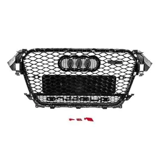 Передня чорна решітка RS-style з написом Quattro (2012-2015) фото 4