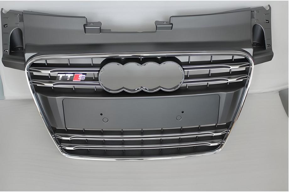 Audi TT 2006-2014 рр. Передня решітка S-style (2008-2014, чорна з хромом) Фото 1