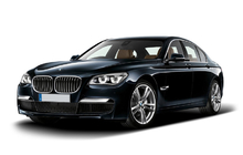 BMW 7 серія F01/F02 2008-2015 рр. Ніздрі 1 Bar (чорний глянець з хром окантовкою) фото 1