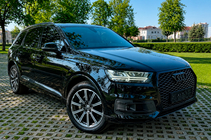 Audi Q7 2015-2026 рр. Передня решітка RSQ7-style (2015-2019, чорна) фото 5