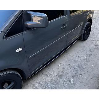 Бокові пороги Performance (чорні) Volkswagen Caddy 2004-2010 рр. фото 4