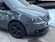 Volkswagen Caddy 2010-2015 рр. Передня лип накладка Niken Black (ABS) фото 1