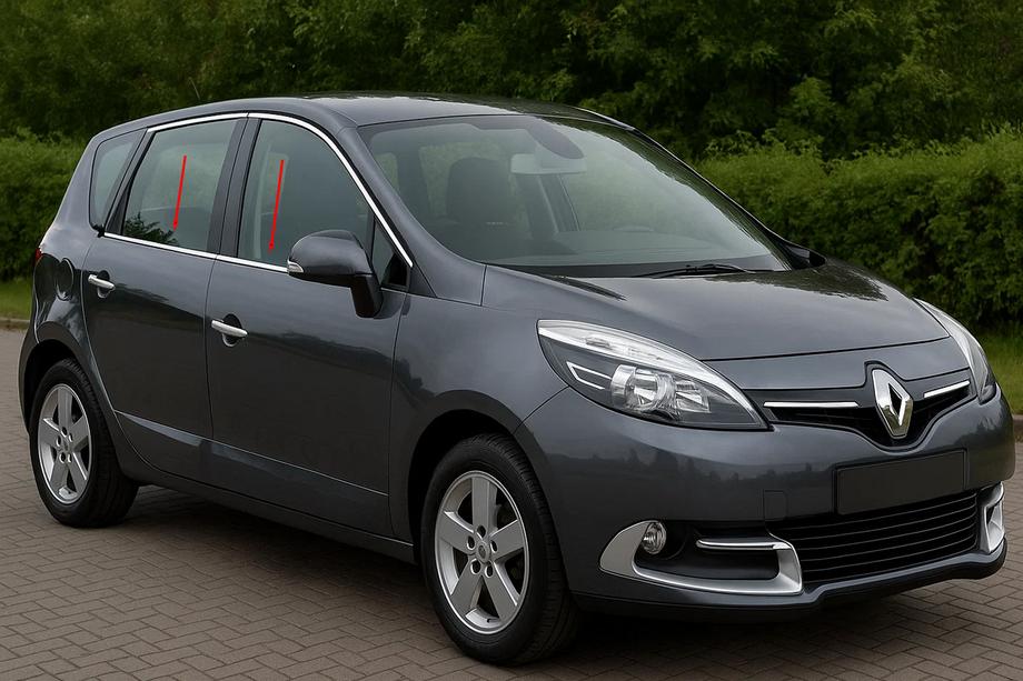 Окантовка вікон (4 шт, нерж.) Image