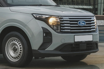 Ford Courier 2023- рр. Накладки на решітку (нерж) фото 1