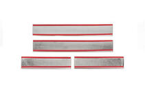 Renault Captur 2013-2019 рр. Накладки на пороги Carmos (4 шт, нерж) фото 3