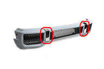 Вставки з нержавійка в бампер (2 шт, AMG) фото 1