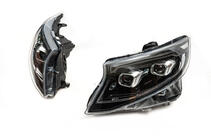 Mercedes Vito/V-class W447 2014- рр. Передні фари 2025 Design LED (для Vito, 2 шт) фото 1