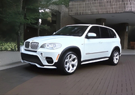 BMW X5 E70 2007-2013 рр. Накладка на передній бампер (для 2010-2013 Base, під фарбування) фото 10