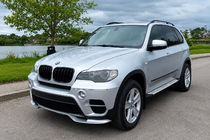 BMW X5 E70 2007-2013 рр. Накладка на передній бампер (для 2010-2013 Base, під фарбування) фото 1