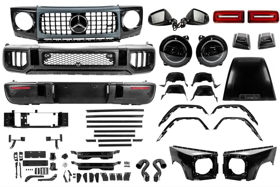 Mercedes G class W463 1990-2018 рр. Комплект рестайлінгу на W465 2025 G63 Фото 1