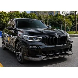 Передня Lip накладка Paradigm V-1 (2018-2022, натуральний карбон) фото 1