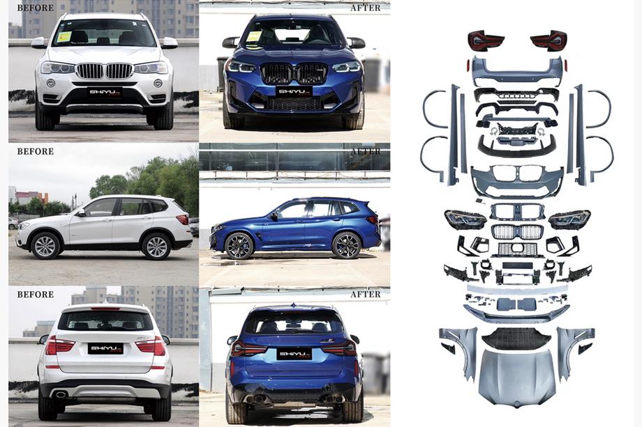 BMW X3 F25 2011-2018 рр. Комплект рестайлінгу в X3M F97 2024 р. Фото 83