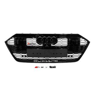 Передня решітка RS-Style з написом Quattro (чорна) фото 1
