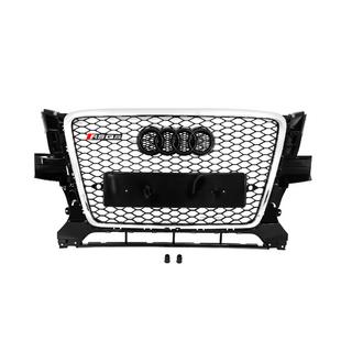 Передня решітка RSQ-Style (2008-2012, чорна з хромом) Audi Q5 2008-2017 рр. фото 1