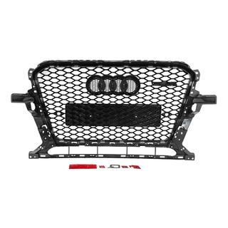 Передня решітка RSQ-Style з написом Quattro (2012-2017, чорна) Audi Q5 2008-2017 рр. фото 4
