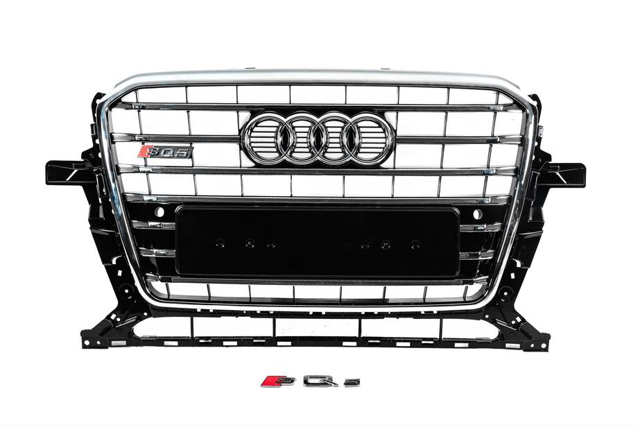 Audi Q5 2008-2017 рр. Передня решітка SQ-Style (2012-2017, чорна з хромом) Image