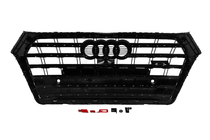 Audi Q5 2017-2025 рр. Передня решітка SQ-Style (2017-2020, чорна) фото 5