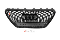 Audi Q7 2005-2015 рр. Передня решітка RSQ-Style (чорна) фото 4