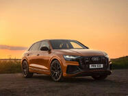 Audi Q8 2018- рр. Передня решітка SQ-Style (2018-2023, чорна) фото 6