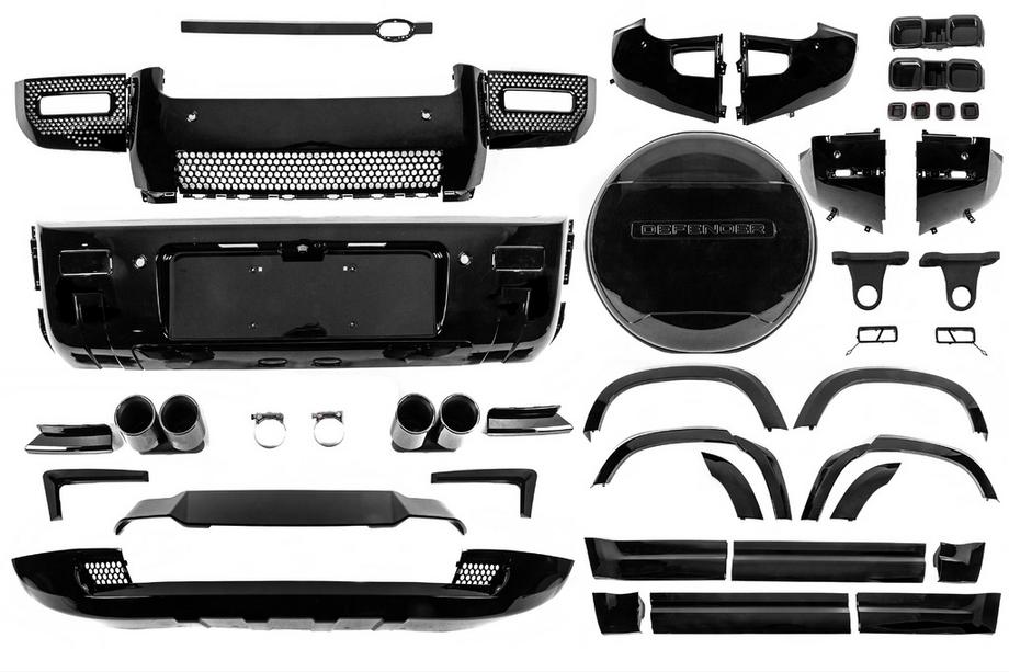 Land Rover Defender 2019- рр. Комплект обвісів (Black Edition) Image