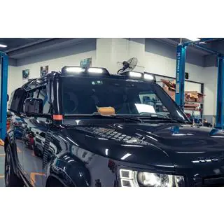 Козирьок лобового скла з 4 LED фото 1