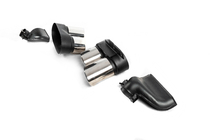 Audi A6 C8 2018- рр. Задній дифузор з насадками S-Style (для S / S-Line) фото 10