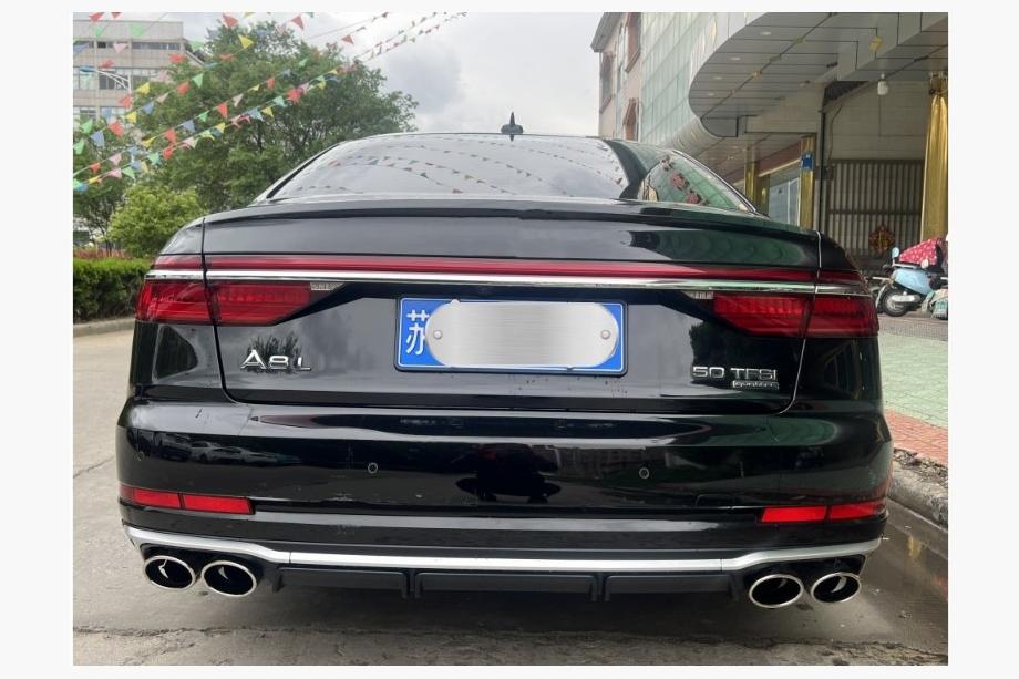 Audi A8 2018- рр. Задній дифузор з насадками S-Style (2022+) Фото 1