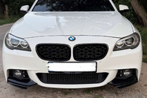 BMW 5 серія F10/F11 2010-2016 рр. Ніздрі Diamond Black (чорний глянець) фото 2