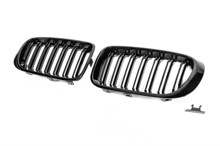 BMW X3 F25 2011-2018 рр. Ніздрі M-Look (2014-2018, Чорний глянець) Фото 3