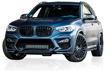 BMW X3 G01 2018- рр. Ніздрі M-Look (Чорний глянець) фото 1
