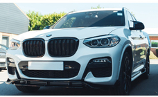 BMW X3 G01 2018- рр. Ніздрі M-Look (Чорний глянець) фото 9