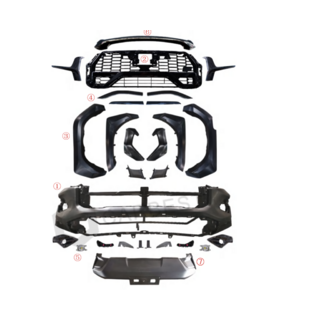 Комплект рестайлінгу в GR 2024 рік (для 2020+) Toyota Hilux 2015- рр. фото 2