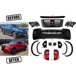 Комплект рестайлінгу апгрейда в 2021 рік (для 2015-2020 років) Nissan Navara/NP300 2016- рр. фото 2