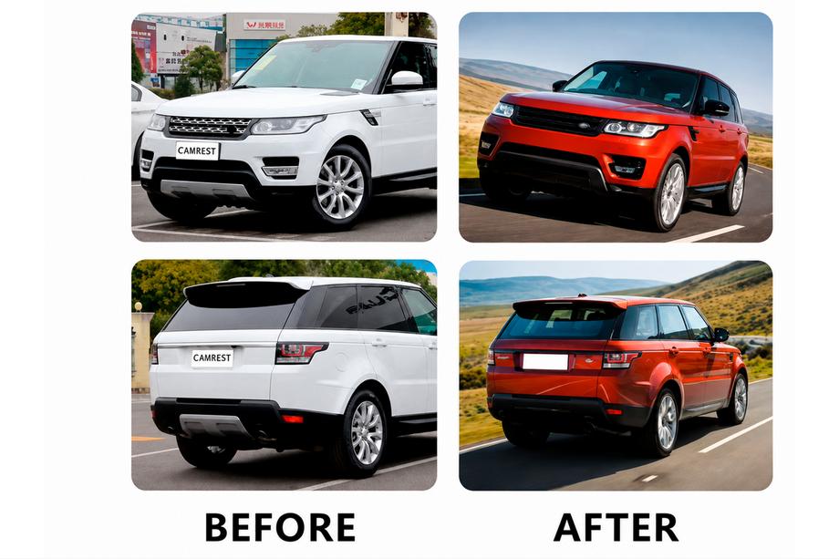 Range Rover Sport 2014-2022 рр. Комплект обвісів Black Pack (2013-2017) Image