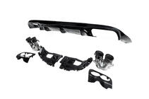 Задній дифузор з насадками Black (Дизайн AMG53) фото 4