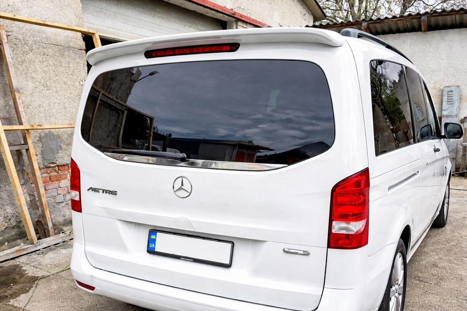 Mercedes Vito/V-class W447 2014- рр. Спойлер ABS (Білий глянець) Фото 1