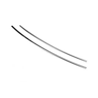 Накладки на передній бампер (2 шт, нерж) Renault Kangoo 2008-2020 рр. фото 3