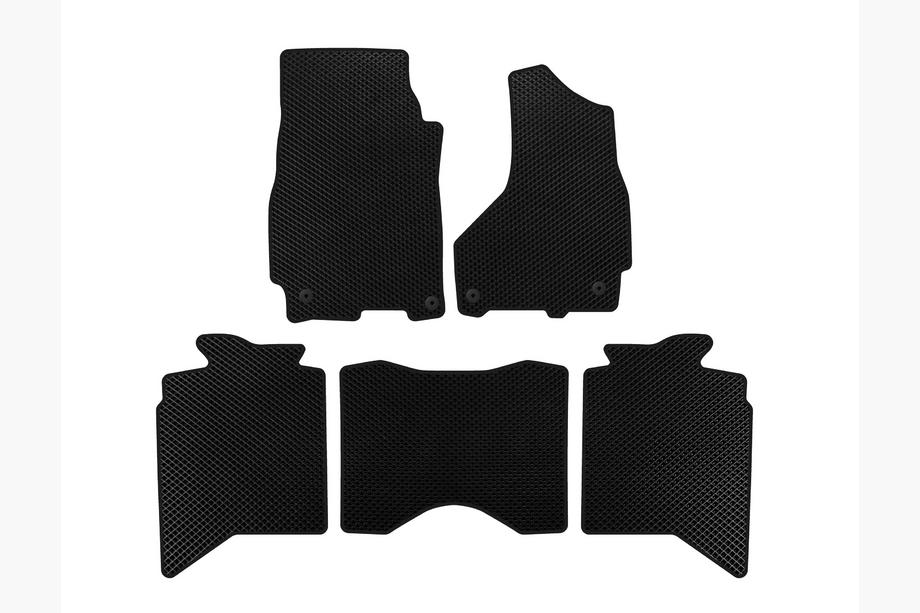 Dodge RAM (DS/DJ/D2) 2009-2024 рр. Килимки EVA (2013+, 5-ти місний, Чорний) Фото 1