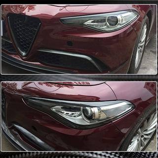 Вії на фари (Сухий Карбон) Alfa Romeo Giulia 2016-2022 рр. фото 3